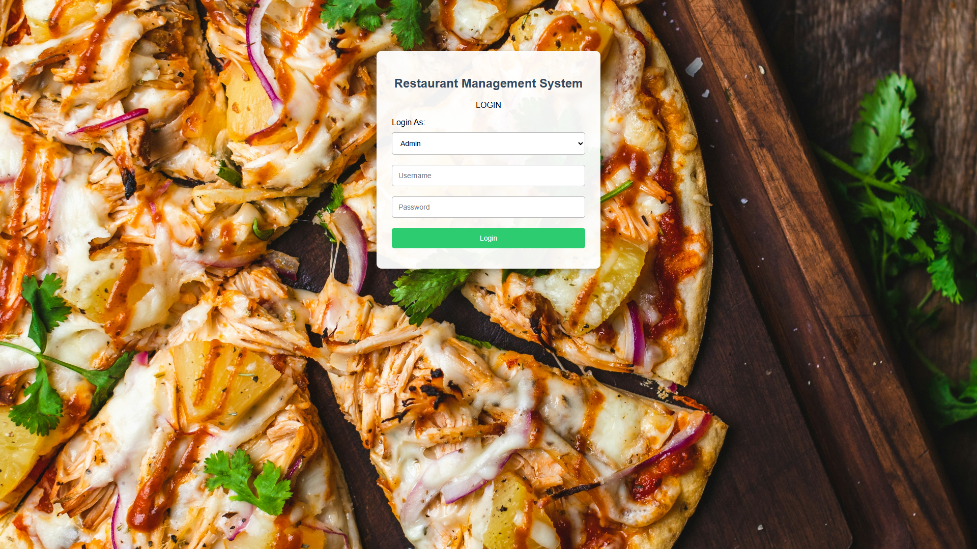 Restaurant Management System